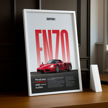 Poster Voitures - Ferrari Enzo