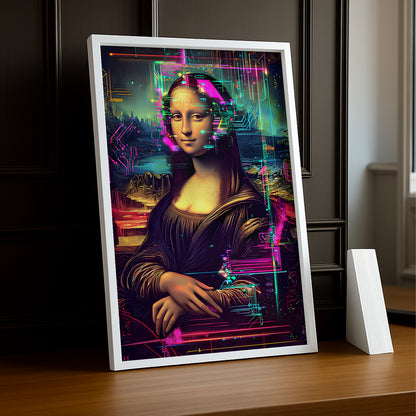 Cadre photo Mona Lisa La Joconde matrix