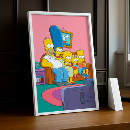 Cadre Photo Les Simpsons - Canapé