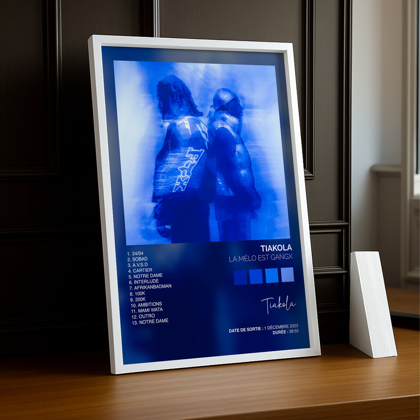 Cadre photo Album Musicaux - La Mélo est gangx de Tiakola