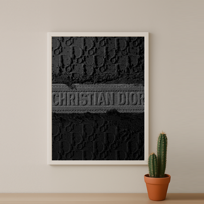 Cadre photo Christian Dior Black
