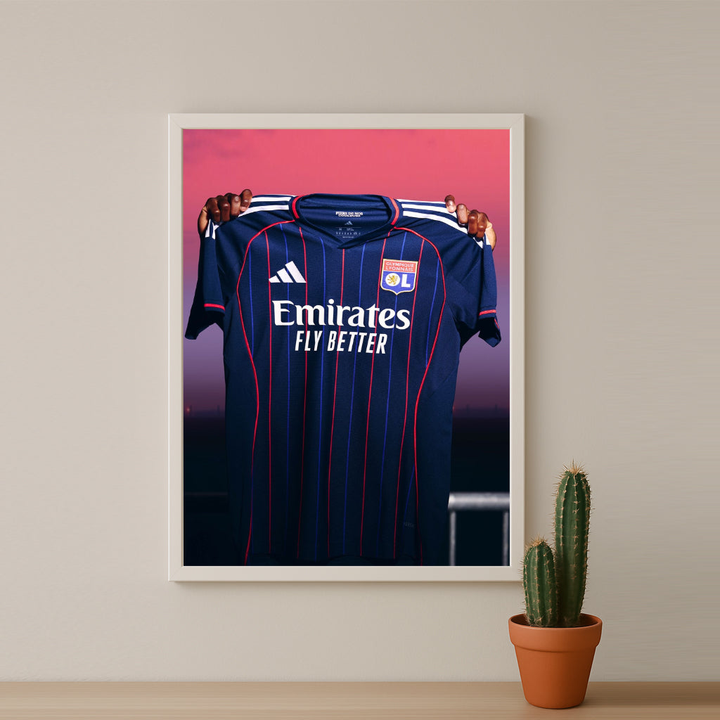 Cadre photo - Maillot Olympique Lyonnais 2026