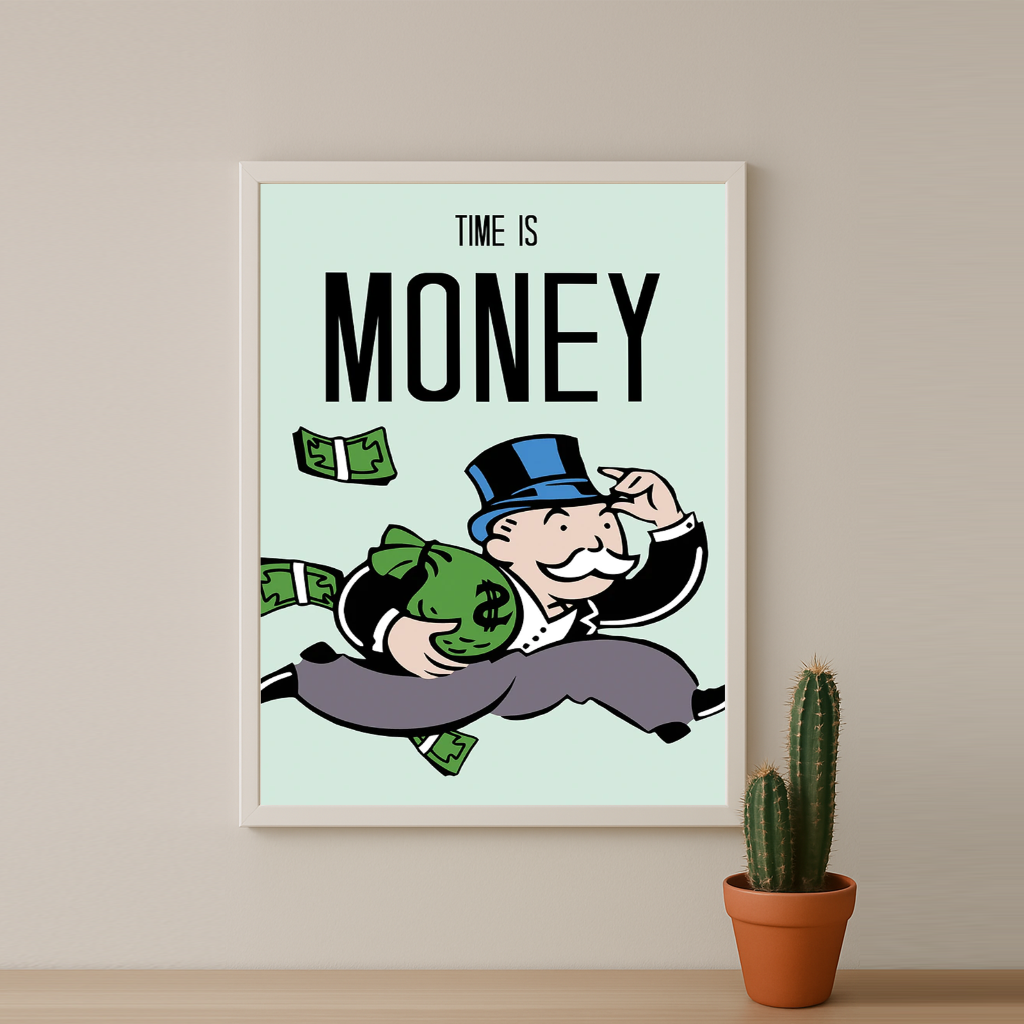 Monopoly Times is Money - Cadre photo