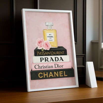 Cadre photo Mode - Livres N°5