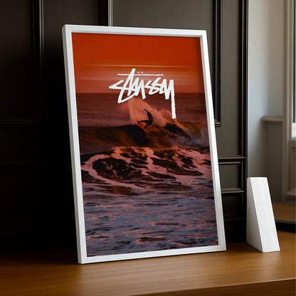 Cadre photo Stüssy - Red surf