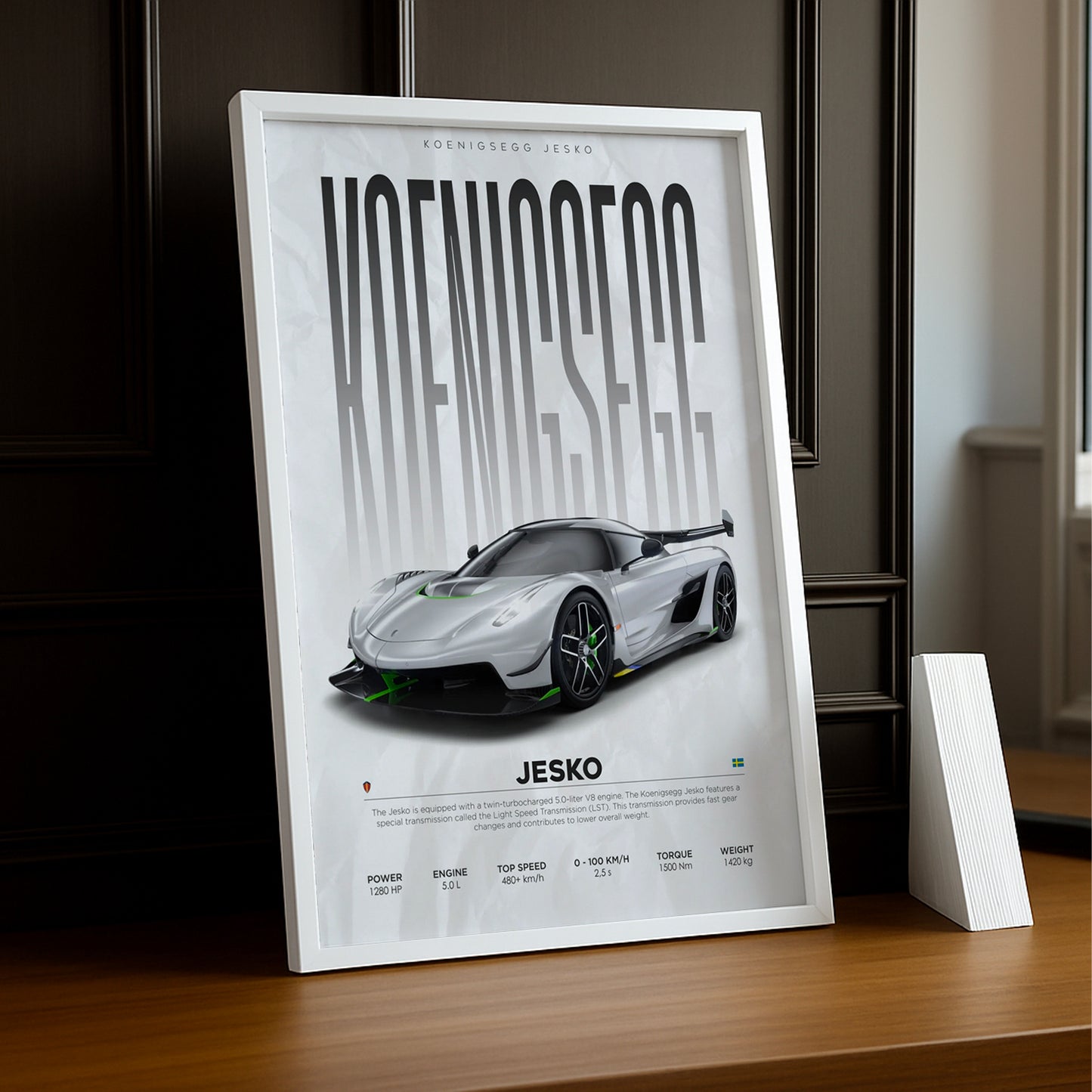 Cadre photo Koenigsegg Jesko