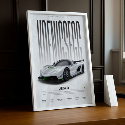 Cadre photo Koenigsegg Jesko