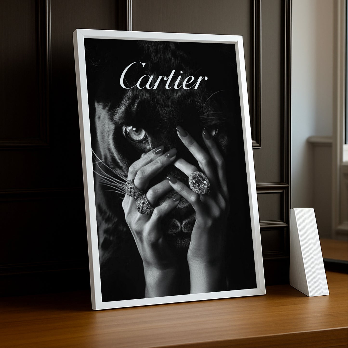 Cadre photo Cartier - Tiger x Woman