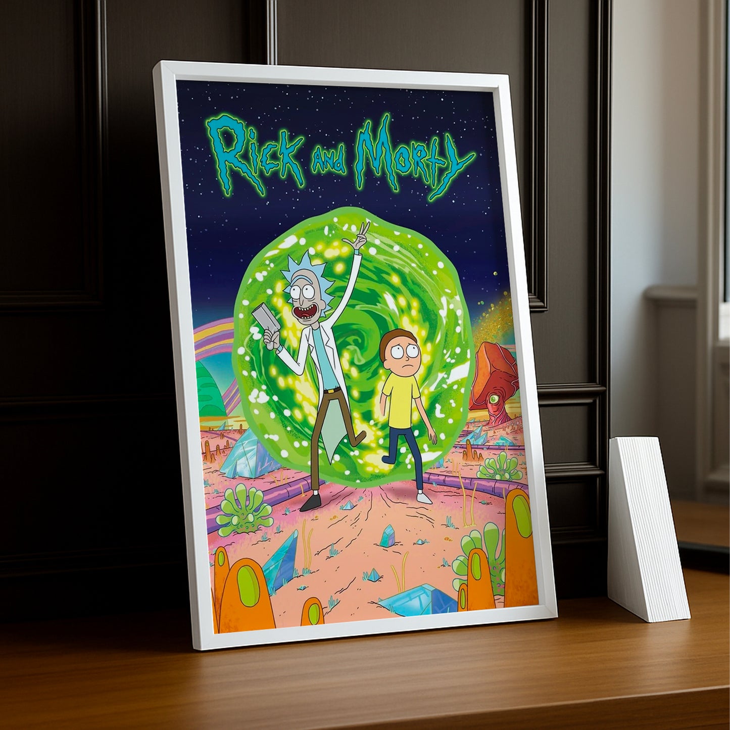 Cadre photo de Rick et Morty