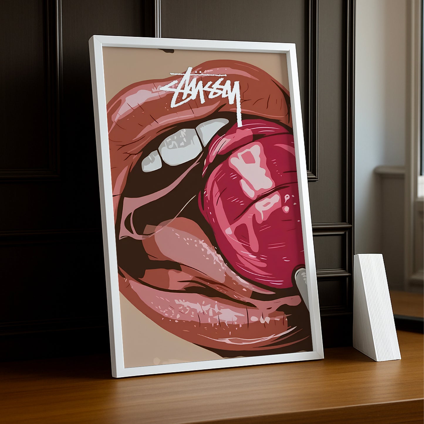 Cadre photo Stussy - Lollipop Lips