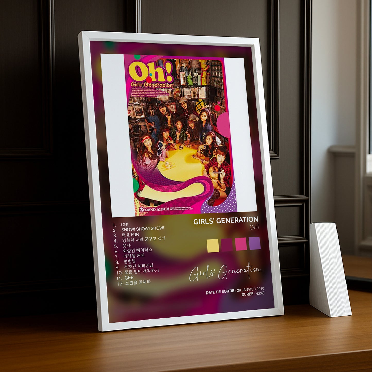 Cadre Photo K-Pop - Girls' Generation Oh!