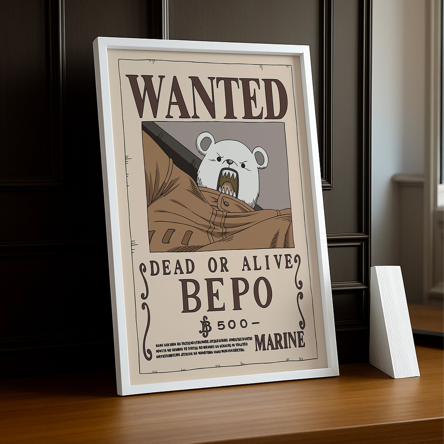 Cadre photo One Piece - Wanted Bepo