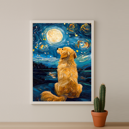 Portrait de chien - Poster