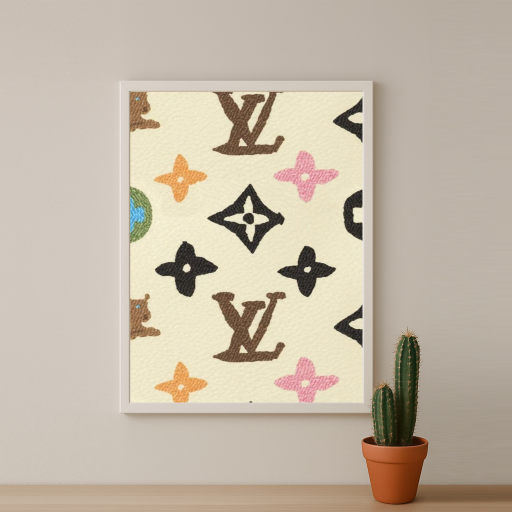 Cadre photo Louis Vuitton multi-couleurs