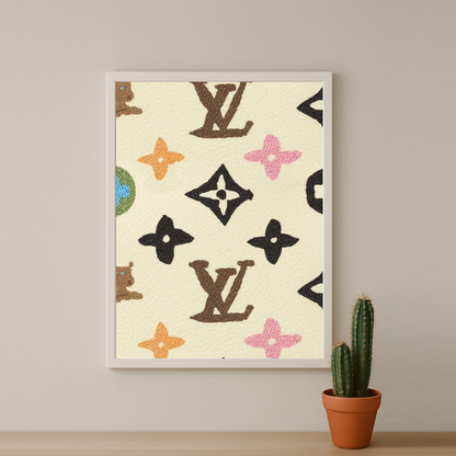 Cadre photo Louis Vuitton multi-couleurs