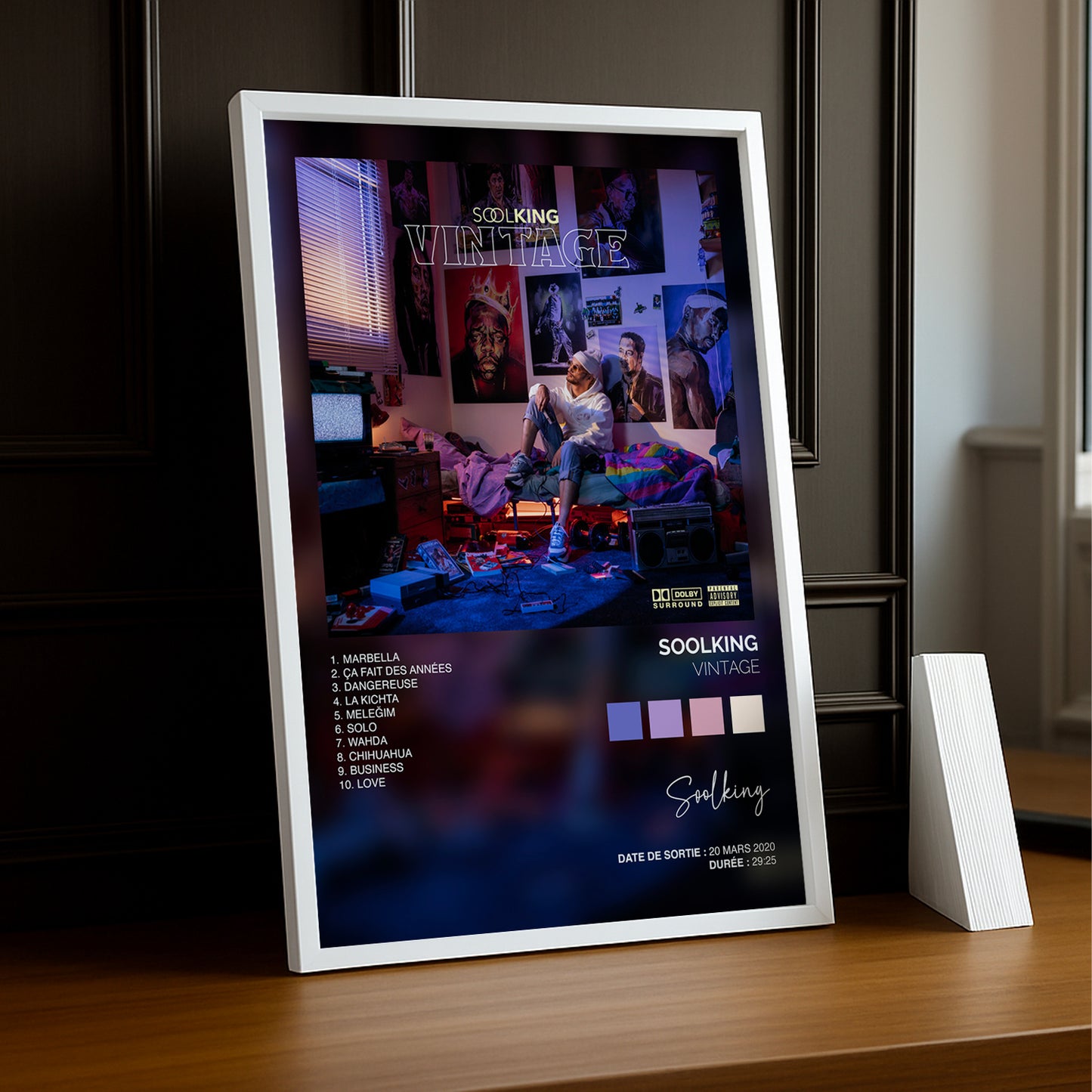 Cadre photo Album Musicaux - Vintage de Soolking