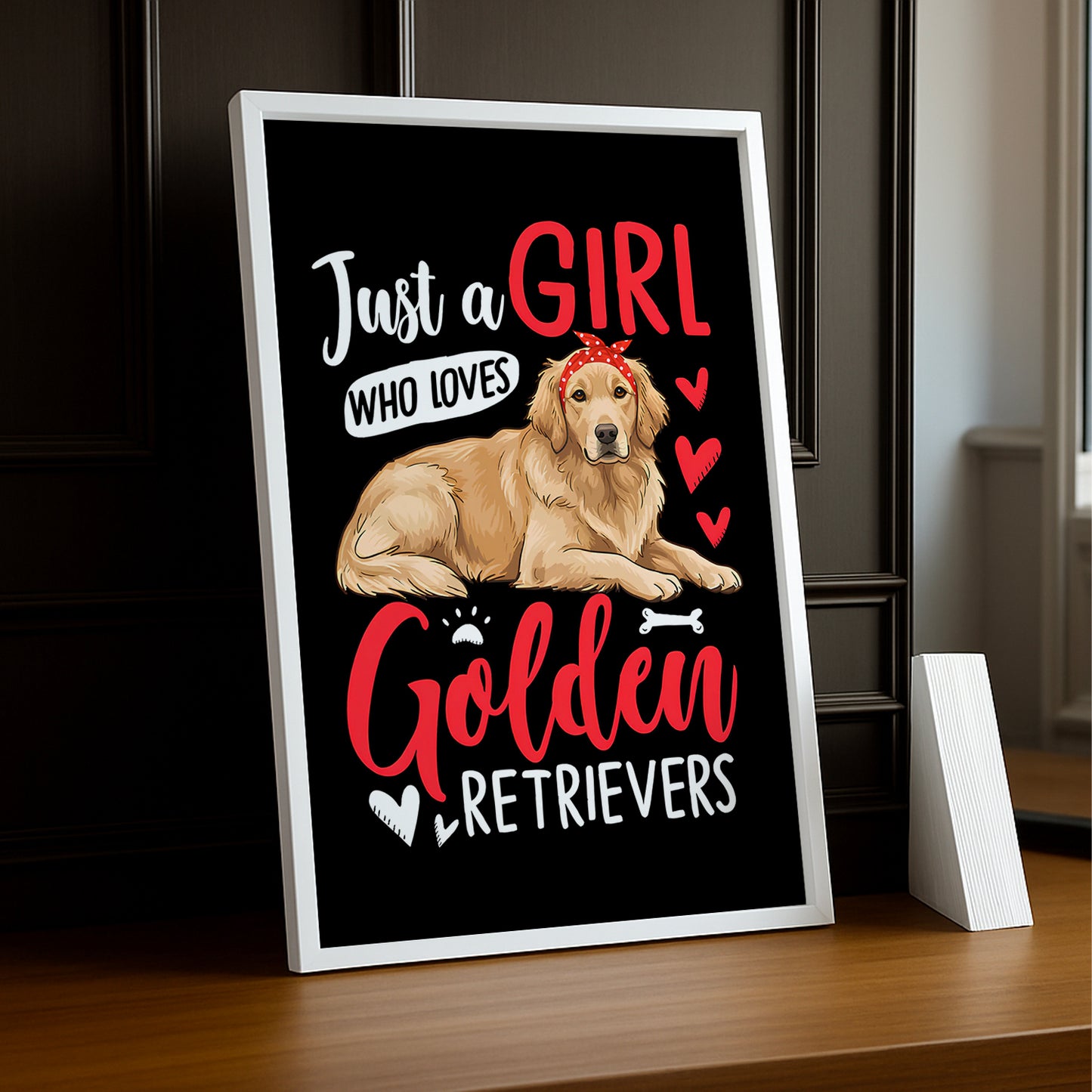 Golden Retrievers - Poster