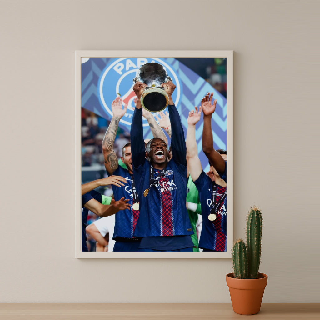 Poster d'Ousmane Dembélé Paris Saint-Germain