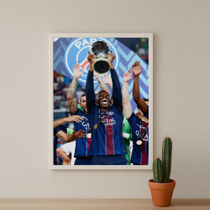 Poster d'Ousmane Dembélé Paris Saint-Germain