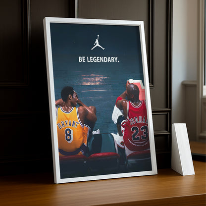 Cadre photo NBA - Be Legendary Jordan x Bryant