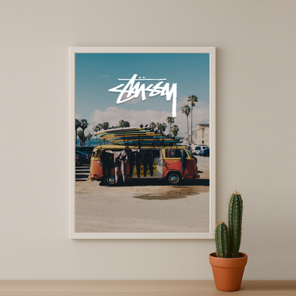 Cadre photo Stüssy - Van Surf