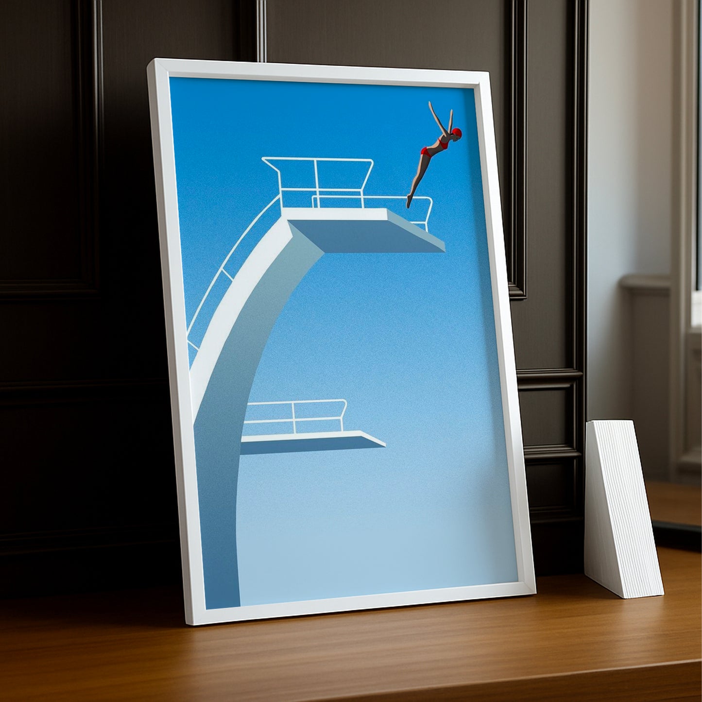 Cadre Photo Natation - Plongeoir