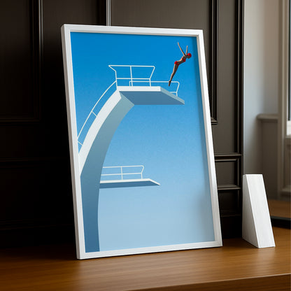 Cadre Photo Natation - Plongeoir