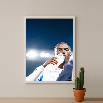 Poster encadrée Olympique de Marseille