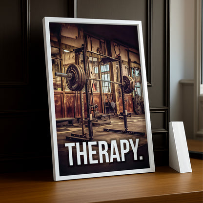 Poster Photo Musculation - Therapy