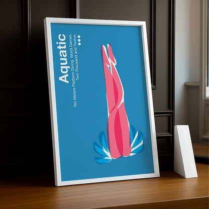 Cadre Photo Natation - Aquatic