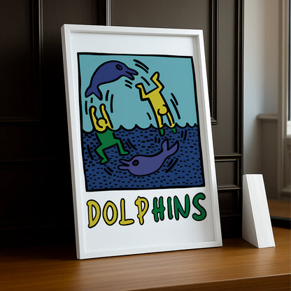 Cadre photo Keith Haring