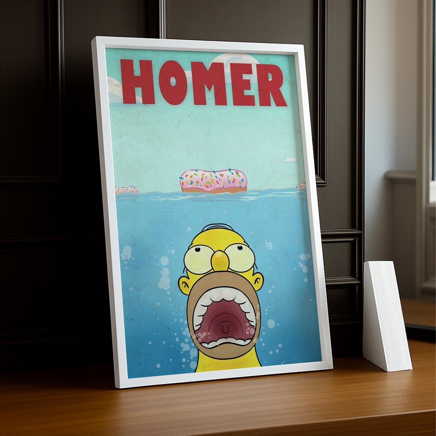 Cadre Photo Les Simpsons - Jaws