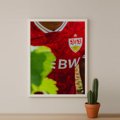 Poster Maillot Football - Stuttgart Kit 25-26