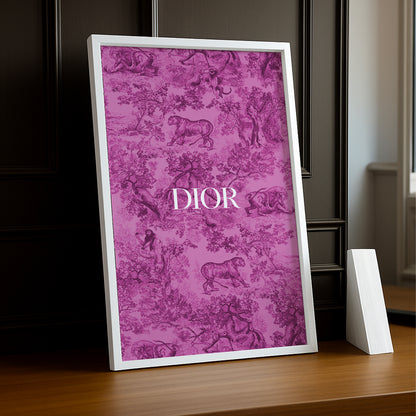 Cadre photo Dior Pink Dessin