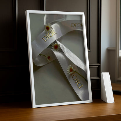 Cadre photo Christian Dior - Ruban fleurs