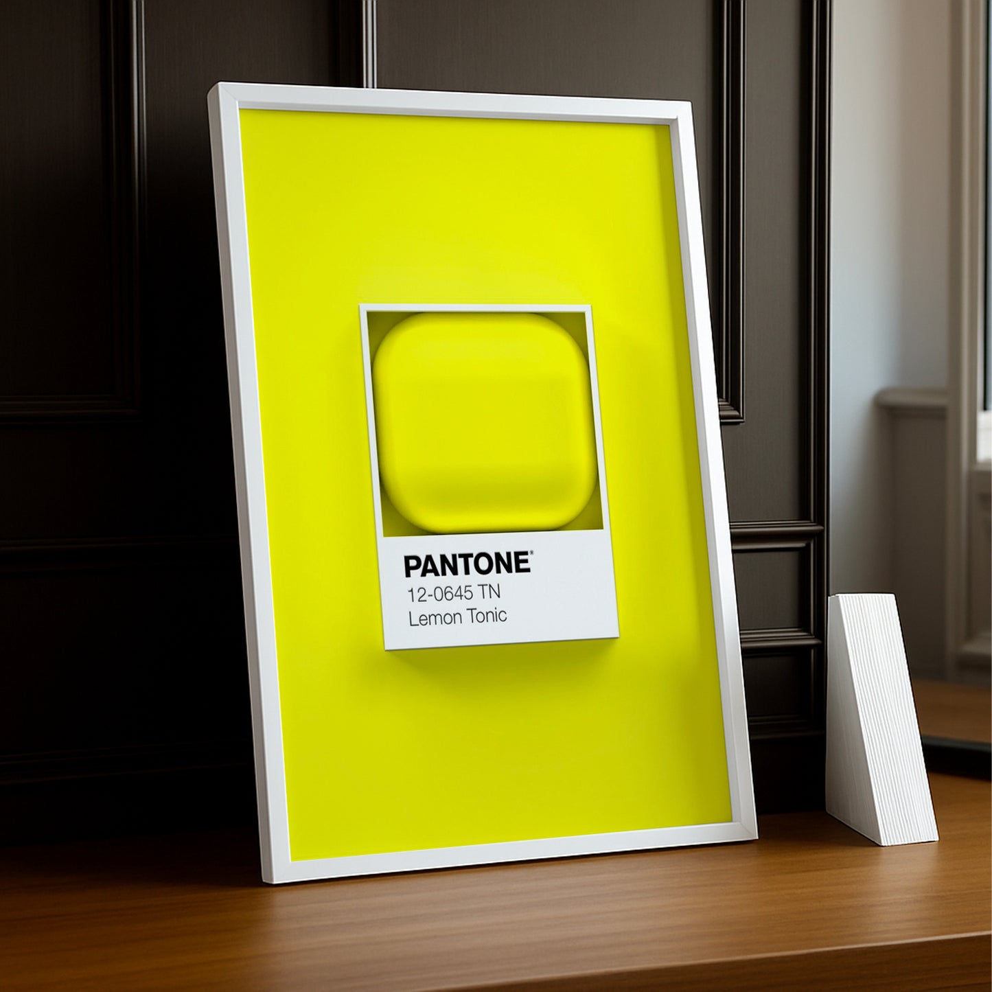 Cadre Photo Pantone Étiquette - Lemon Tonic