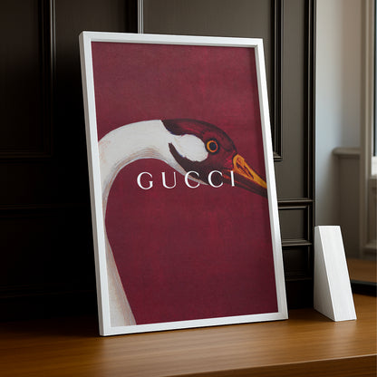 Cadre Photo Gucci - Autruche Bordeaux