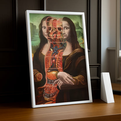 Cadre photo Mona Lisa La Joconde décomposée