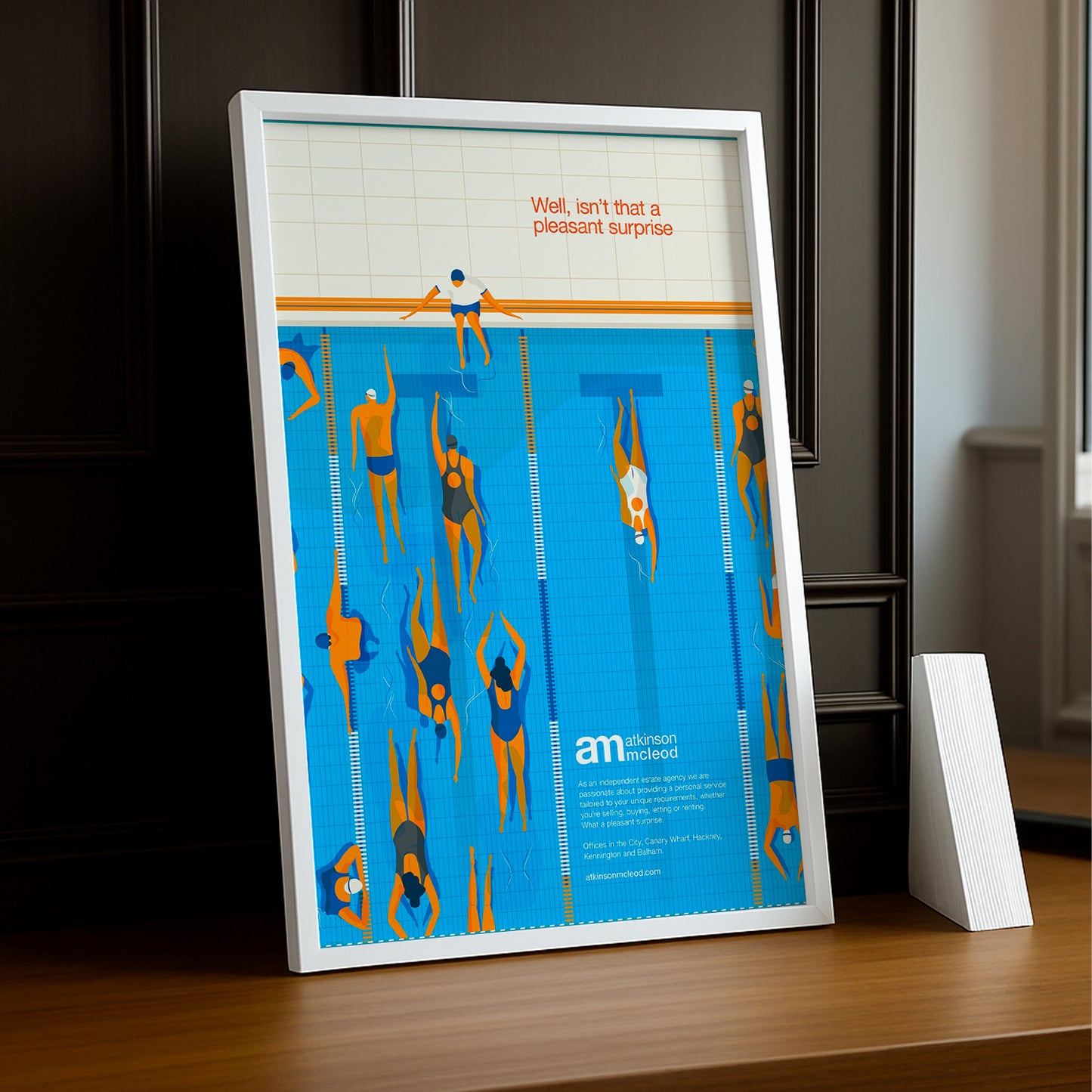 Cadre Photo Natation - Pleasant Surprise