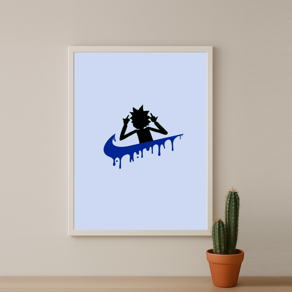 Poster Nike Rick & Morty