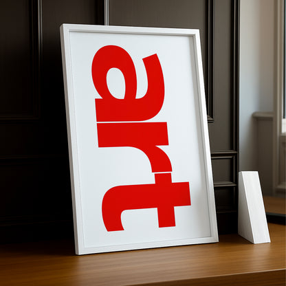 Cadre photo Citation - art typography