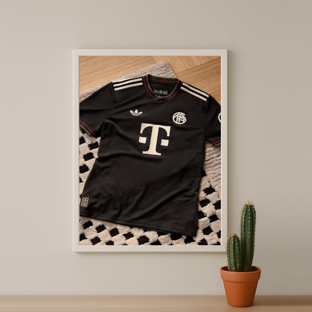 Poster Maillot Football - Bayern Munich Extérieur 25-26