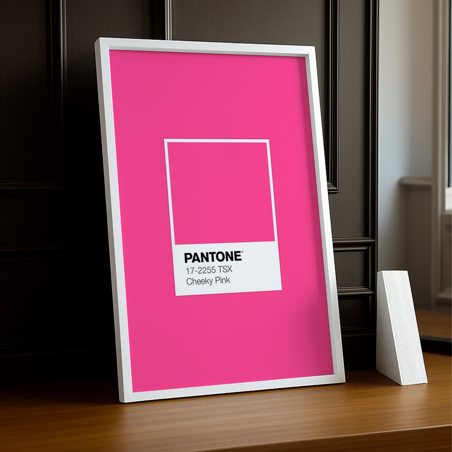 Cadre Photo Pantone Étiquette - Cheeky Pink
