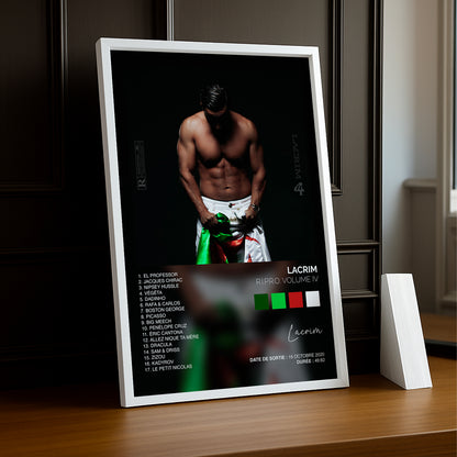 Cadre photo Album Musicaux - Ripro Volume 4 de Lacrim