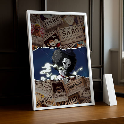 Cadre photo Brook One Piece