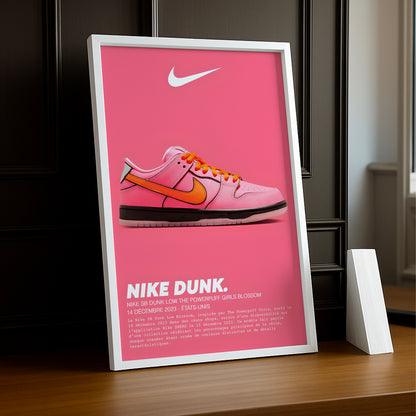 Cadre photo Nike SB Dunk Low The Powerpuff Girls Blossom