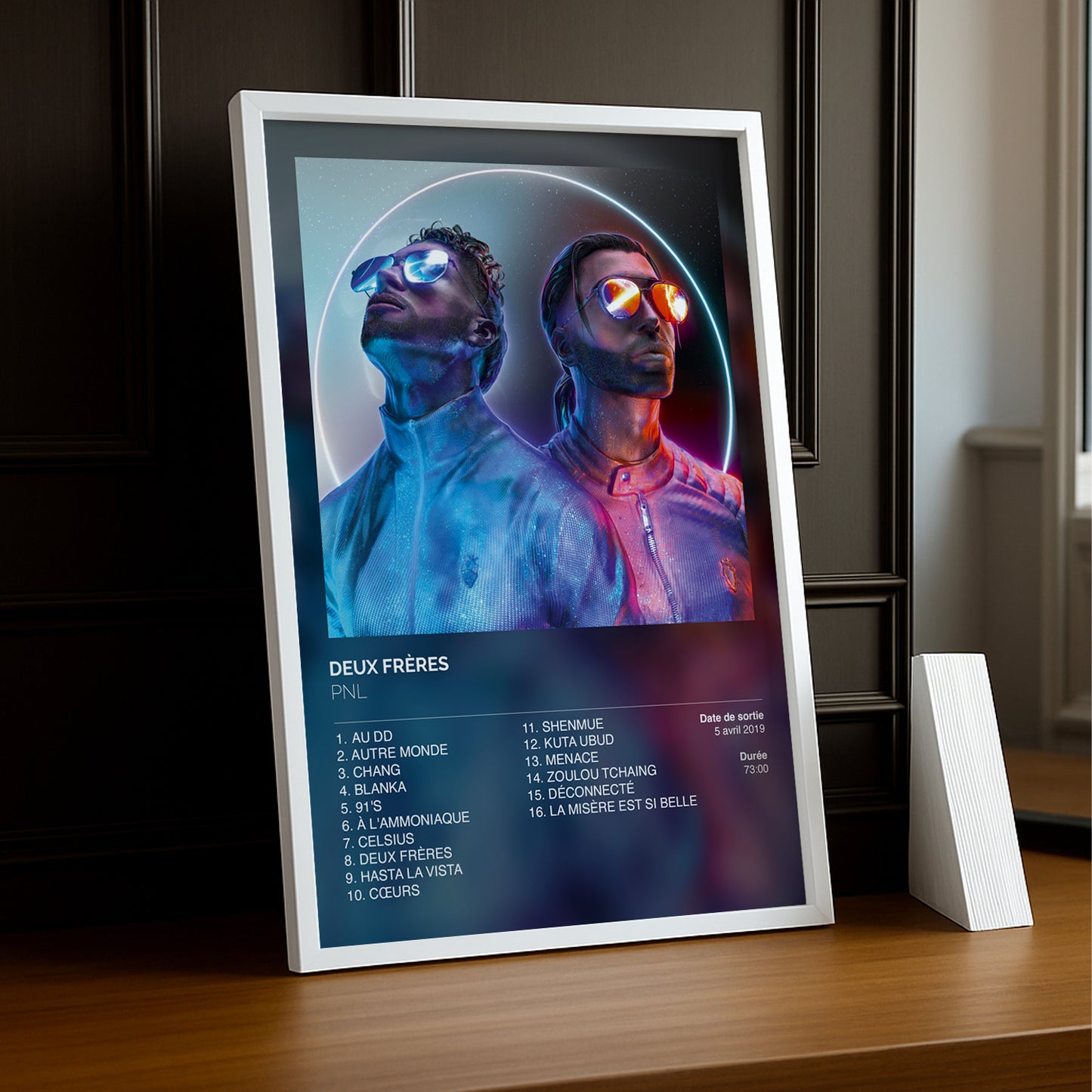 Cadre photo Album Deux frères PNL