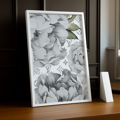 Cadre photo Louis Vuitton - White Flowers