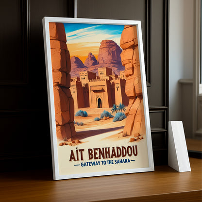 Ait Benhaddou Sahara Maroc - Poster