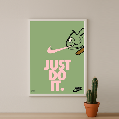 Poster Nike Just do It Grenouille